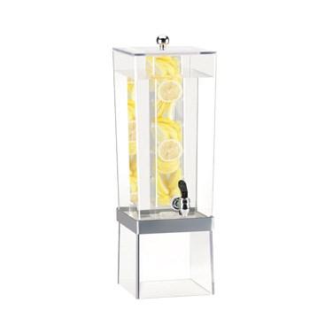 Cal-Mil 2016INF-74 3 Gallon Econo Beverage Dispenser with Infusion Chamber, Silver