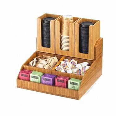 Cal-Mil 2019-60 Bamboo Condiment Organizer