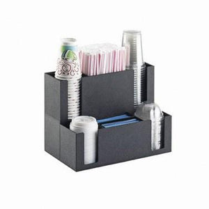 Cal-Mil 2041 Coffee Station Organizer - For Cups, Lids, Straw, Stir-Sticks