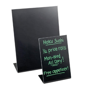 Cal-Mil 216-13 Classic 8.5" X 11" Black Write-On Easel