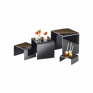 Cal-Mil 237 Black Acrylic Nesting Riser Set
