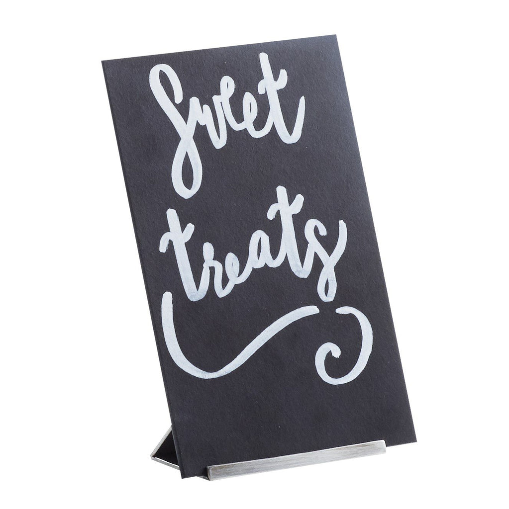 Cal-Mil 3049-46 4" X 6" Open Frame Chalkboard Sign