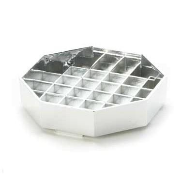 Cal-Mil 308-4-49 4" Octagon Standard Drip Tray, Chrome