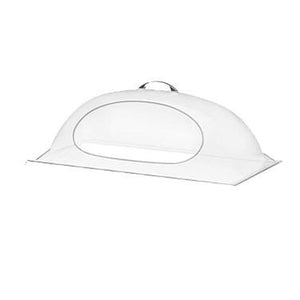 Cal-Mil 324-18 Dome Display Cover with 1 Side Cut Out, 18 X 26 X 8"H