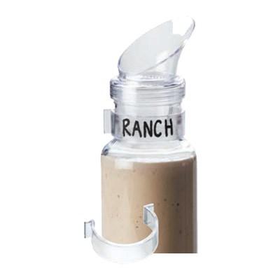 Cal-Mil 3300-28CLIP Clip For Dressing Bottle - Polycarbonate, Clear