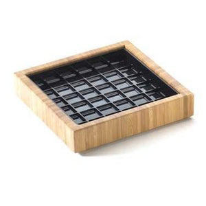 Cal-Mil 330-6-60 6" Bamboo Square Drip Tray