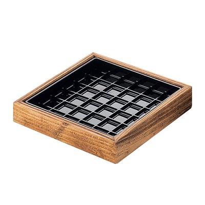 Cal-Mil 330-6-99 6" Madera Square Drip Tray