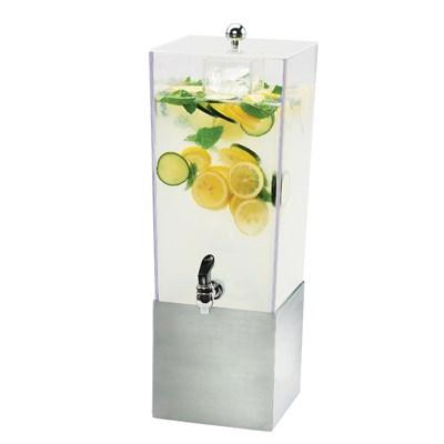 Cal-Mil 3324-3-55 3 Gallon Econo Beverage Dispenser - Lid, Spigot, Stainless Steel