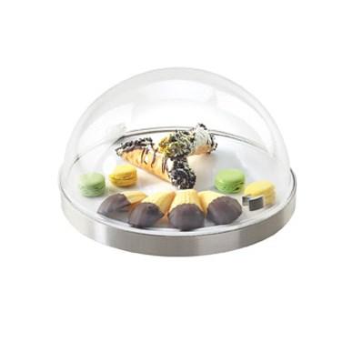 Cal-Mil 3328-12-55 12" Round Stainless Steel Chilled Sampler Display