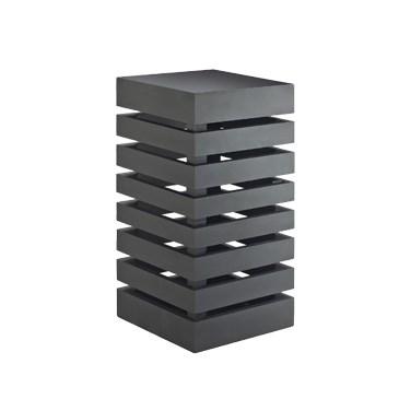 Cal-Mil 3332-10-96 12" Square Crate Riser - 10"H, Midnight Bamboo