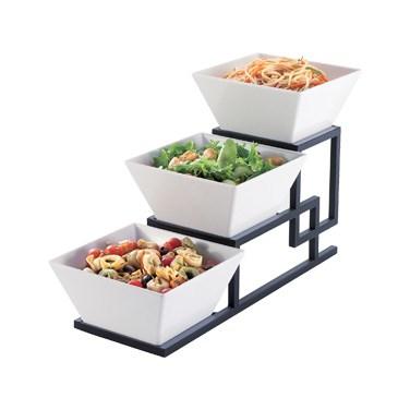 Cal-Mil 3404-13 Union 3 Tier Square Bowl Display