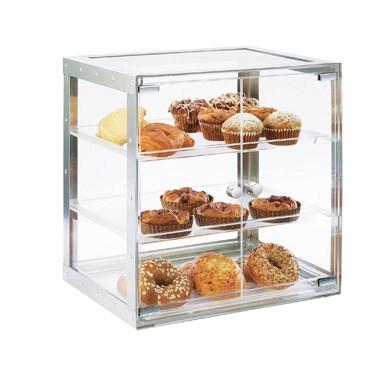 Cal-Mil 3413-55 Urban 3 Tier Stainless Steel Bakery Display Case