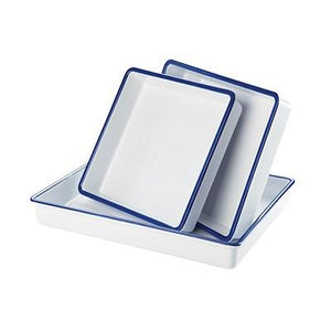 Cal-Mil 3464-15 Rectangular Serving Tray - 12" X 10", Melamine, White