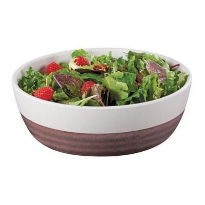 Cal-Mil 3471-9 40 Oz. Two-Tone Melamine Stoneware Large Bowl