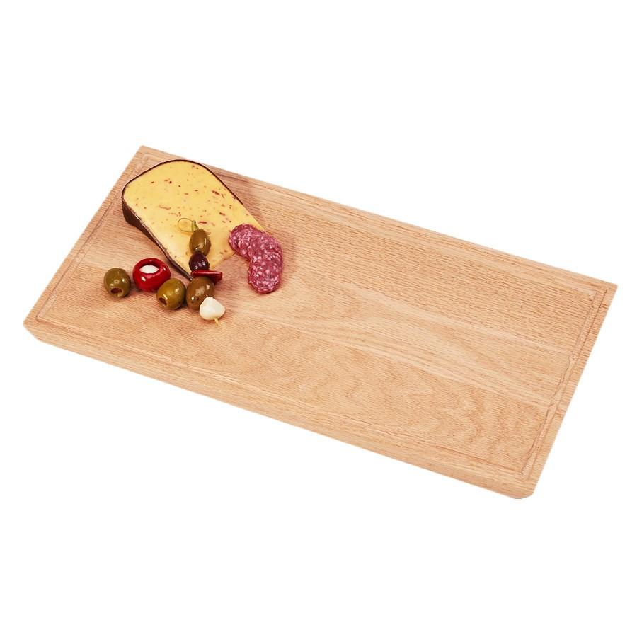 Cal-Mil 3496-2010-21 Rectangular Serving Board - 20" X 10", Wood, Oak