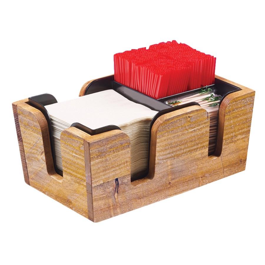 Cal-Mil 3499-99 Madera Bar Organizer, 10.75" X 7", Reclaimed Wood