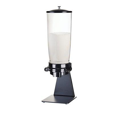 Cal-Mil 3532-1-13 Countertop Powder Dispenser with (1) 5 Liter Container - Metal Stand, Black