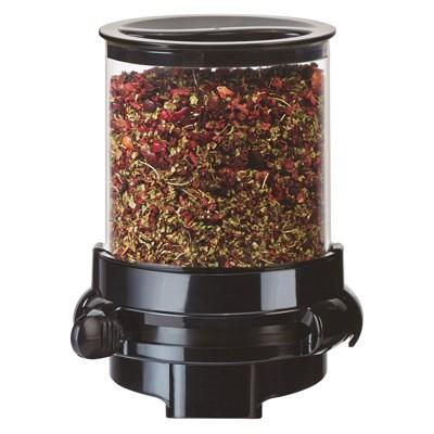 Cal-Mil 3533-1-13 Wall-Mount Topping Dispenser with (1) 1.5 Liter Container - Plastic, Black