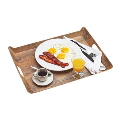 Cal-Mil 3563-47M Hickory Melamine Room Service Tray