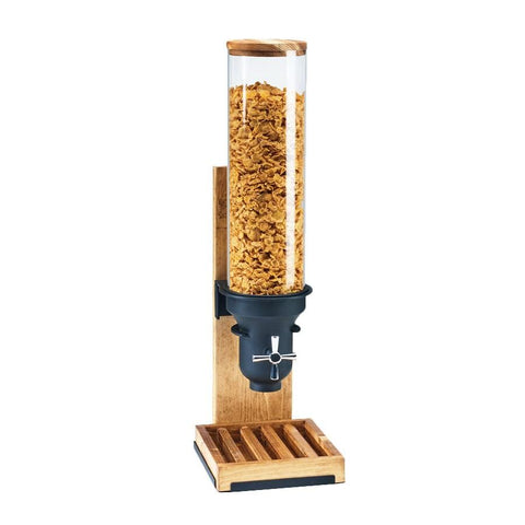 Cal-Mil 3584-1-99 Madera 4.5 Liter Single Canister Cereal Dispenser, Plastic/Wood
