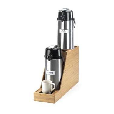 Cal-Mil 360-2-60 2-Tier Airpot Stand For 2.5L & 3.0L Airpots - Bamboo