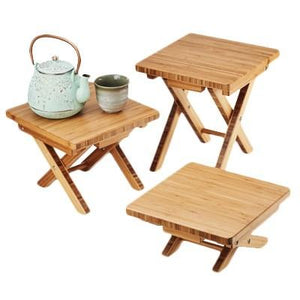 Cal-Mil 3620-5-60 Bamboo Square Tabletop Riser - 5"H
