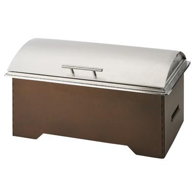 Cal-Mil 3644-84 8 Qt. Full Size Bronze Collapsible Chafer