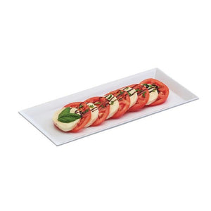 Cal-Mil 3654-15M Rectangular White Melamine Tray