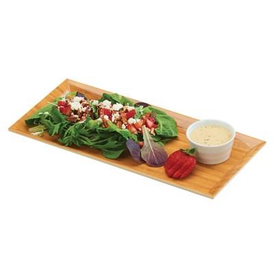 Cal-Mil 3654-60M Rectangular Bamboo Melamine Tray