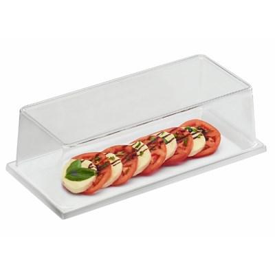 Cal-Mil 3654-CVR Clear Rectangular Tray Cover