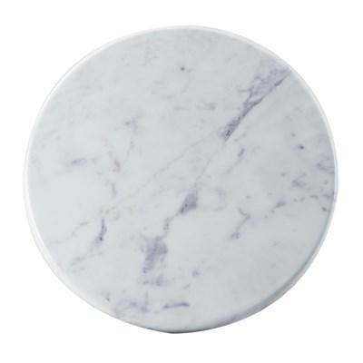 Cal-Mil 3656-12-81M 12" X.75" Carrara Marble Melamine Tray