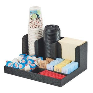 Cal-Mil 3664-13 9 Section Organizer, Plastic, Black