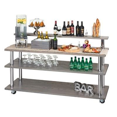 Cal-Mil 3698-6-83SHELF Ashwood U-Build Shelf, Gray Oak
