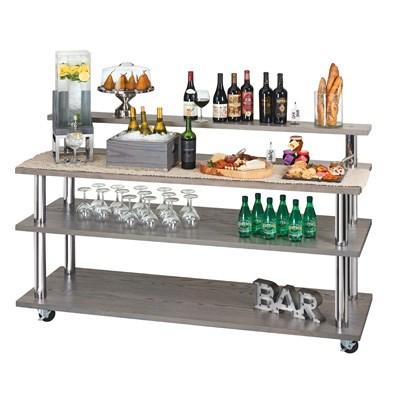 Cal-Mil 3698-6-87SHELF Cinderwood U-Build Cart Top Shelf