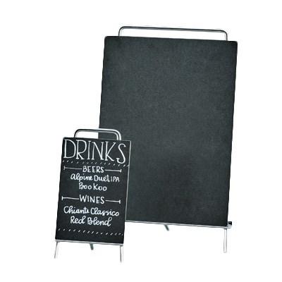 Cal-Mil 3717-811-49 Mid-Century Write-On Sign & Easel, Chrome Easel