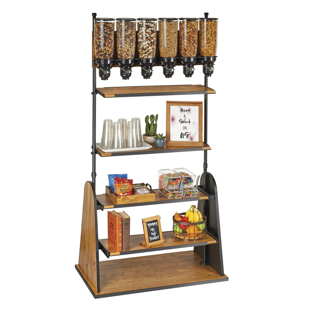 Cal-Mil 3740-99 Madera Rustic Pine Freestanding Merchandiser, Wood, Brown