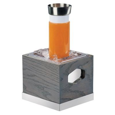 Cal-Mil 3800-6-83 Ashwood Gray Oak Wood Ice Housing - 7.5"W