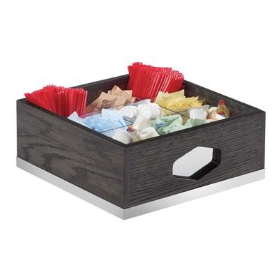 Cal-Mil 3809-87 Condiment Organizer with (9) Bins, Dark Gray
