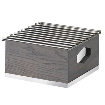 Cal-Mil 3814-83 10" Square Chafer Alternative, 5"H, Gray
