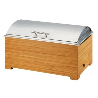 Cal-Mil 3821-60 Full Size Chafing Dish with Hinged Lid & Chafing Fuel Heat