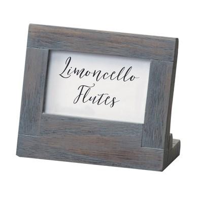 Cal-Mil 3825-23-83 Ashwood Menu Card Holder, 5" X 2.5" X 4.5", Gray
