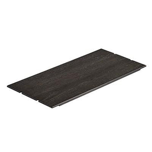 Cal-Mil 3826-1132-87 Cinderwood Rectangular Display Shelf - 11" X 32", Oak, Dark Gray