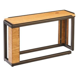 Cal-Mil 3901-11-84 Sierra Bronze Metal and Rustic Pine Rectangle Riser
