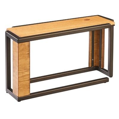 Cal-Mil 3901-11-84 Sierra Bronze Metal and Rustic Pine Rectangle Riser