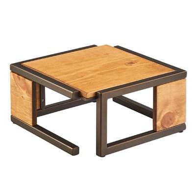 Cal-Mil 3902-6-84 Sierra Square Display Riser - 6"H, Bronze