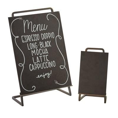 Cal-Mil 3919-46-84 Sierra Rectangular Write-On Sign, 4"W X 6"H, Bronze