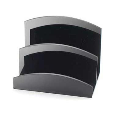 Cal-Mil 399-13 Black Hotel Amenity Packet Organizer, Acrylic