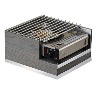 Cal-Mil 4010-I Butane Stove with Brass Burner, Aluminum