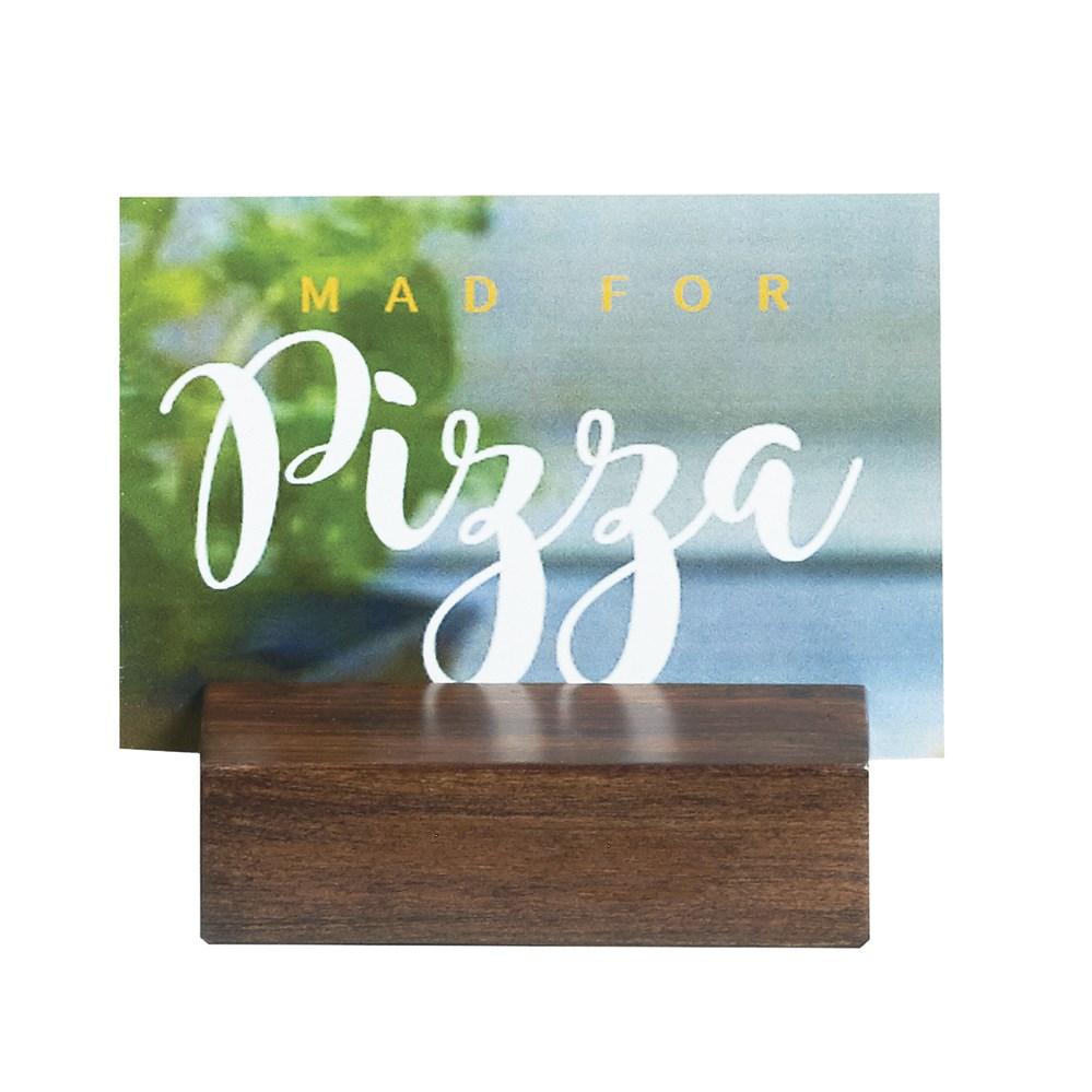 Cal-Mil 4014-78 Mid-Century Center Cut Card Holder