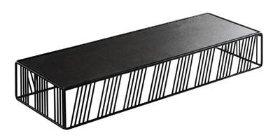 Cal-Mil 4103-3-13 Portland Rectangular Display Riser - 3.25"H - Iron Wire, Black